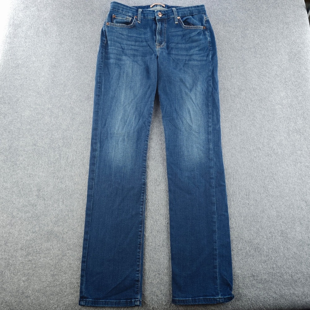 7 For All Mankind Kimmie Straight Jeans Womens 30 Blue Denim B(air) Authentic